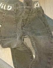 Jeans ikks noir 74cm 12mois