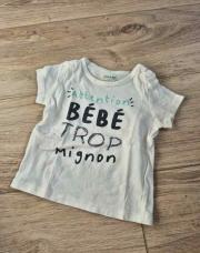 T shirt bebe trop mignon