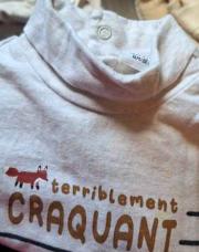 Sous pull tao 18mois 80cm renard