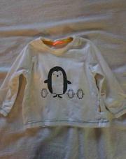 T-shirt pingoins Hema 3 mois