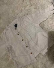 Chemise blanche 3 mois 