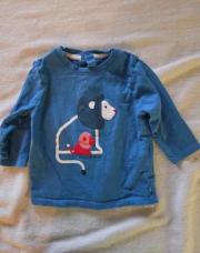 T-shirt bleu lions Okaidi 6 mois