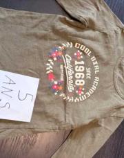 Sweat kaki 1968 5 ans 