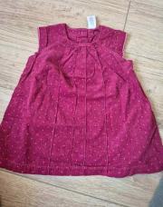 Robe violette a pois