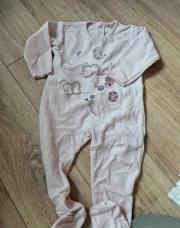 Pyjama a pied rose clair et violet