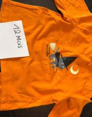 Sweat chat orange Halloween 12m