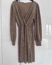 Robe léopard brune et noire 