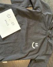 Sweat noir bonhomme 12/18m