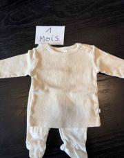 Ensemble 2 pièces beige 1 m
