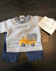 Ensemble 2 pièces tracteur 