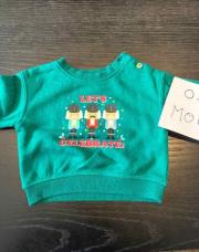 Pull vert casse noisette 