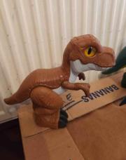 T rex articulé brun NEUF