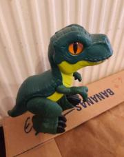 T rex articulé vert NEUF