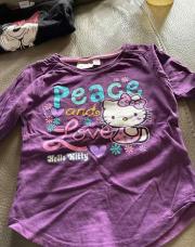T manche longue hello kitty mauve 
