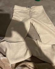 Legging fourré doré 8 ans 