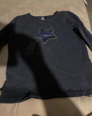 T-shirt bleu étoile 8 ans 