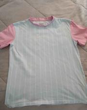 Tee-shirt kani rose et bleu taille S