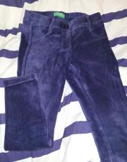 Pantalon bleu benetton