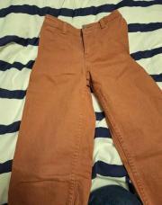 Pantalon large rose