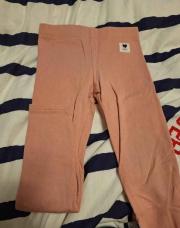 Legging rose cœur 