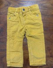 Pantalon velours 6 mois TAO jaune 