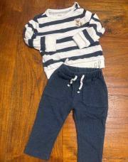 Ensemble ligne ourson 9 mois c&a 