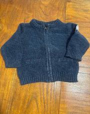 Gilet bleu Chiné 3-6 mois kiabi 