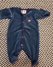 Pyjama petit bateau bleu 1 mois