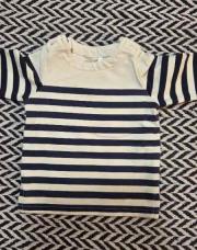 Pull orchestra rayé bleu blanc 3M