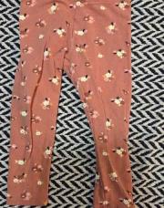 Pantalon C&A rose fleur 86cm