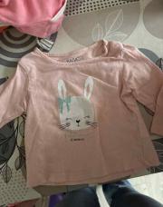 T-shirt longues manches lapin 6M