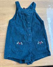 Salopette short vert canard 80