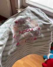 Pull amour vert 80