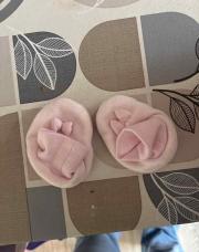 Chausson rose 