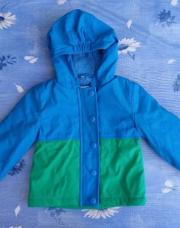 Manteau bleu/vert 18 mois