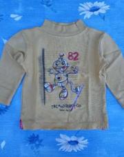 Sous-pull jaune robot 24 mois