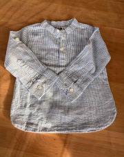 12 mois - chemise lignée 