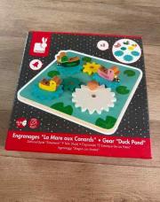 Jeu en bois engrenages mare aux canards 