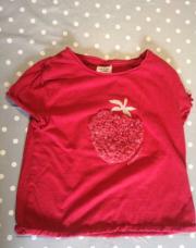 T-shirt MC rouge fraise 5ans TAO 