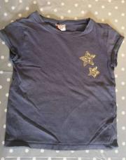 T-shirt MC bleu 5ans étoiles sequins TAO 