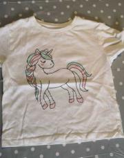 T-shirt MC blc licorne 4ans