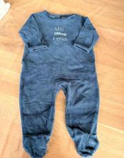 9 mois - pyjama bleu 
