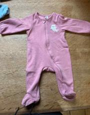 Pyjama rose poudré phoque 12M