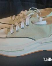 Baskets verte clair 