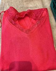Pull rouge XL 