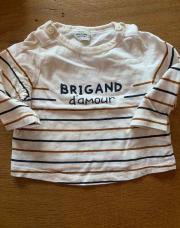 T shirt brigand tape à l’œil 3 mois 