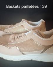 Baskets pailletées