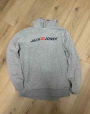 Sweat à Capuche Jack & Jones gris taille L