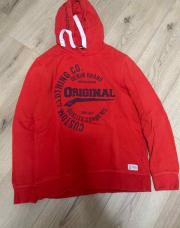 Sweat à capuche rouge Tom tailor taille L (porté 1ou2 fois max)