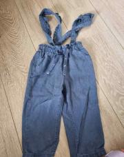 Jeans bleu bretelle - TAO - 3A